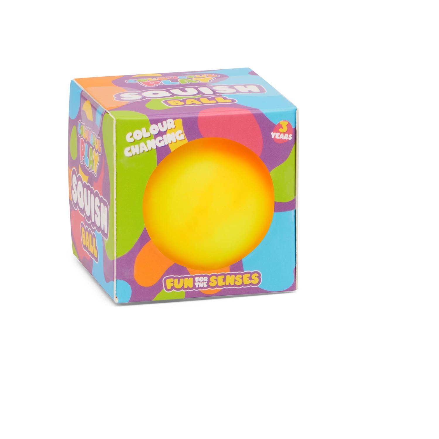 Single ToyMania Colour Changing Sensory Squish Ball in Assorted styles Image 8
