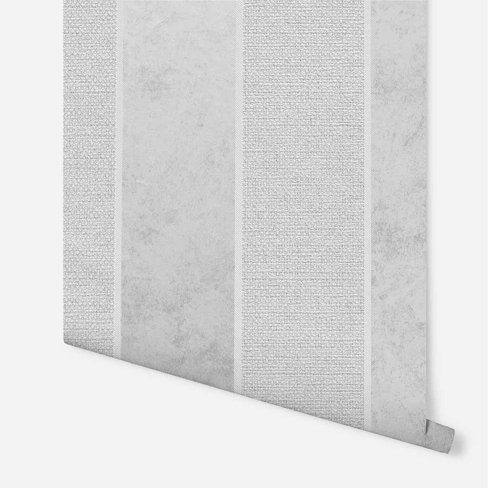Arthouse Calico Stripe Grey Wallpaper Image 3