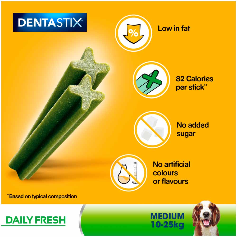 Pedigree Dentastix Fresh Adult Medium Dog Dental Treats 5 Pack 128g Image 6
