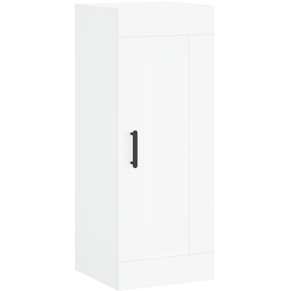 vidaXL Single Door White Wall Mounted Cabinet Image 2