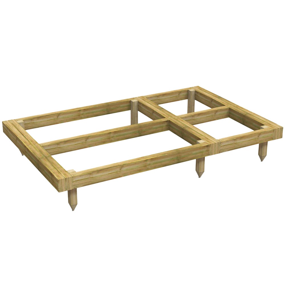 Power Sheds 6 x 4ft Timber Shed Base Image 1