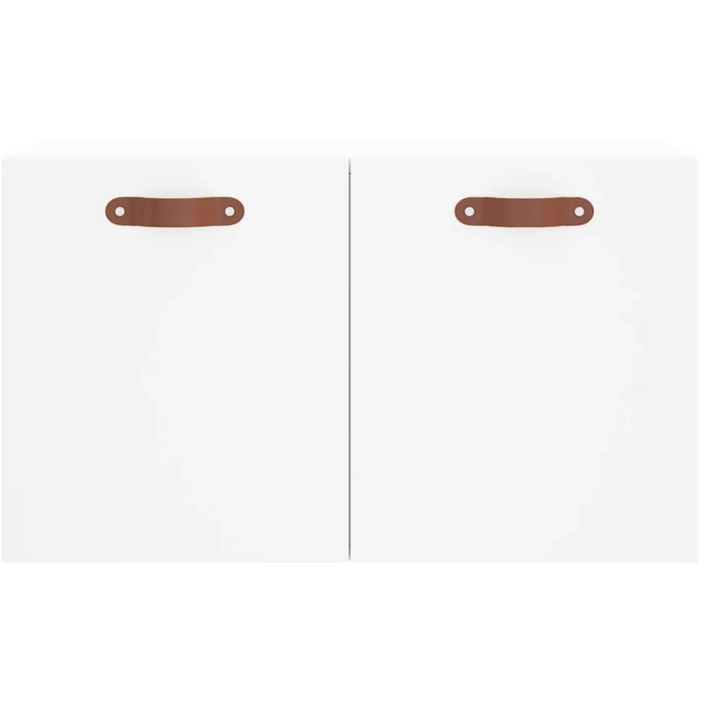 vidaXL 2 Door White Wall Cabinet Image 5
