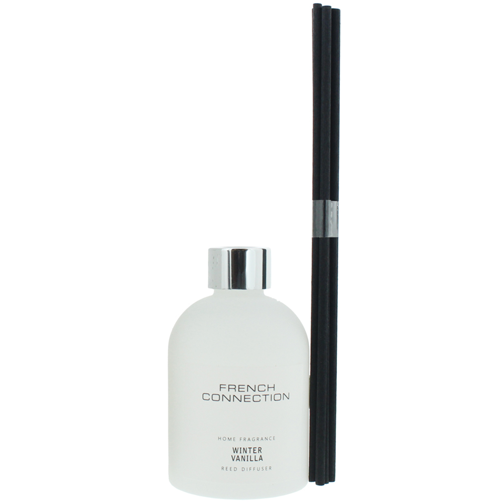French Connection Black and White Collection Winter Vanilla Reed Diffuser 100ml Image 2