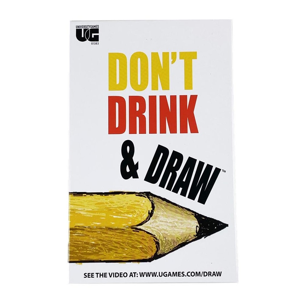 Don't Drink and Draw - White Image