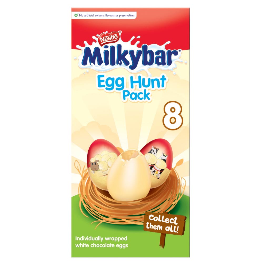 Nestle Milkybar Egg Hunt Pack 120g Image 1