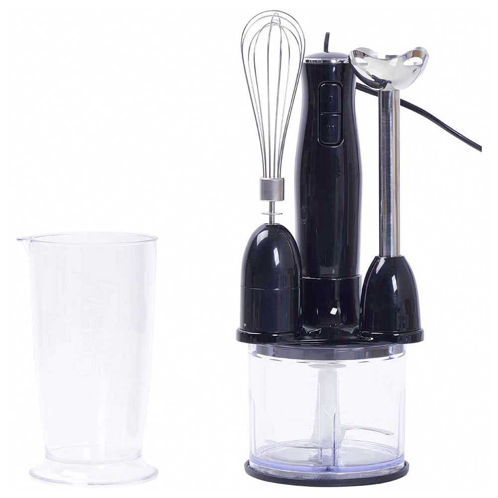 Wilko Black Hand Blender Set Wilko
