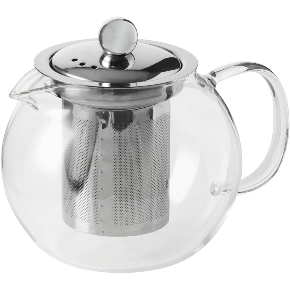 Wilko 2 Cup Glass Tea Infuser Teapot Image 5