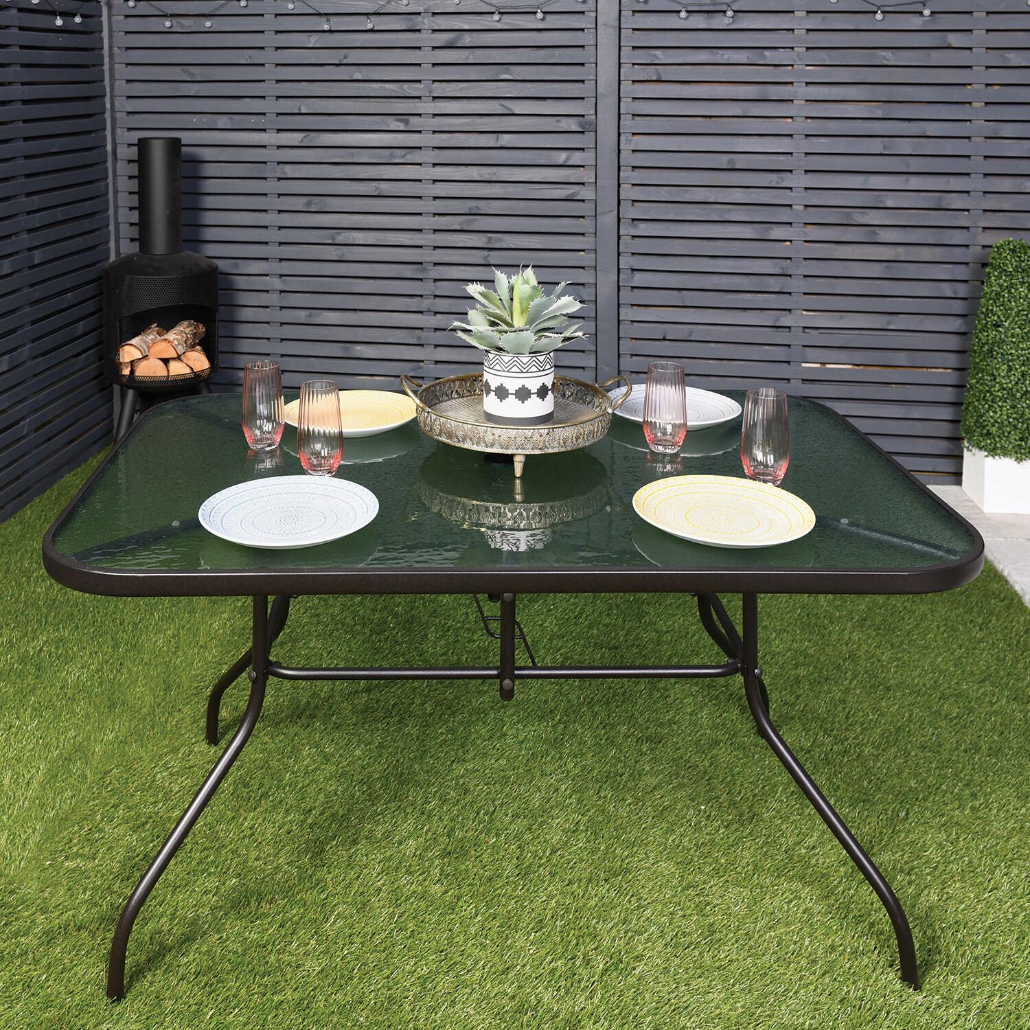 Riviera 10 Piece Dining Set Navy Image 2