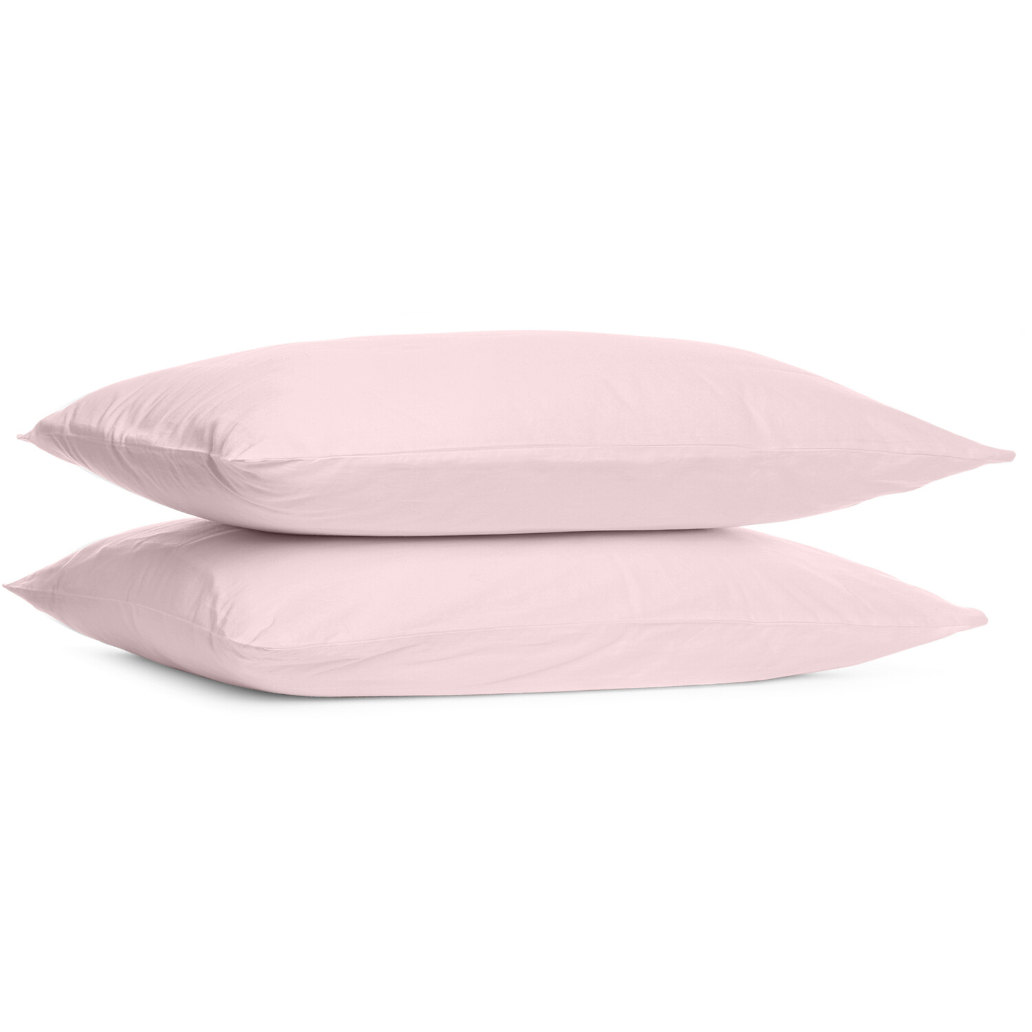 Pack of 2 Polycotton Oxford Pillowcases - Blush Image