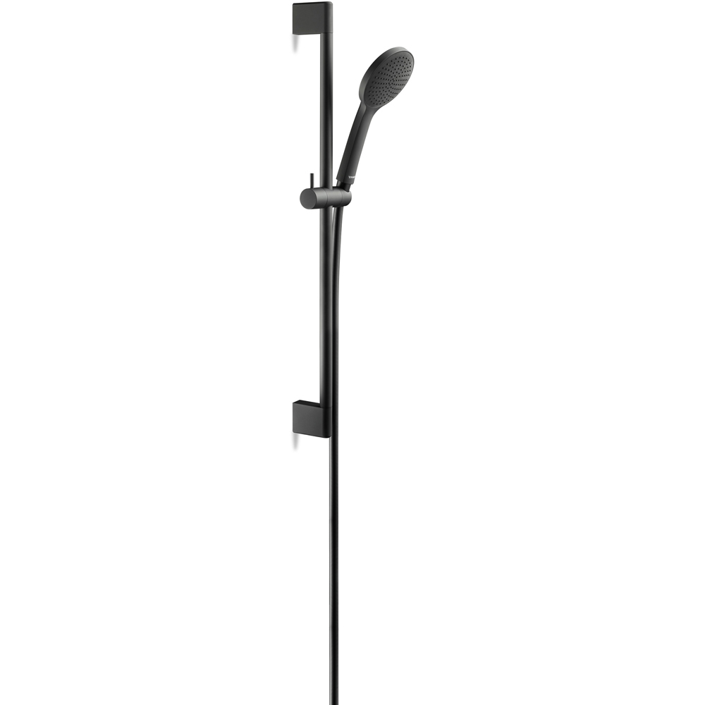 Duravit Matt Black 1 Function Hand Shower Set 700mm Image 2