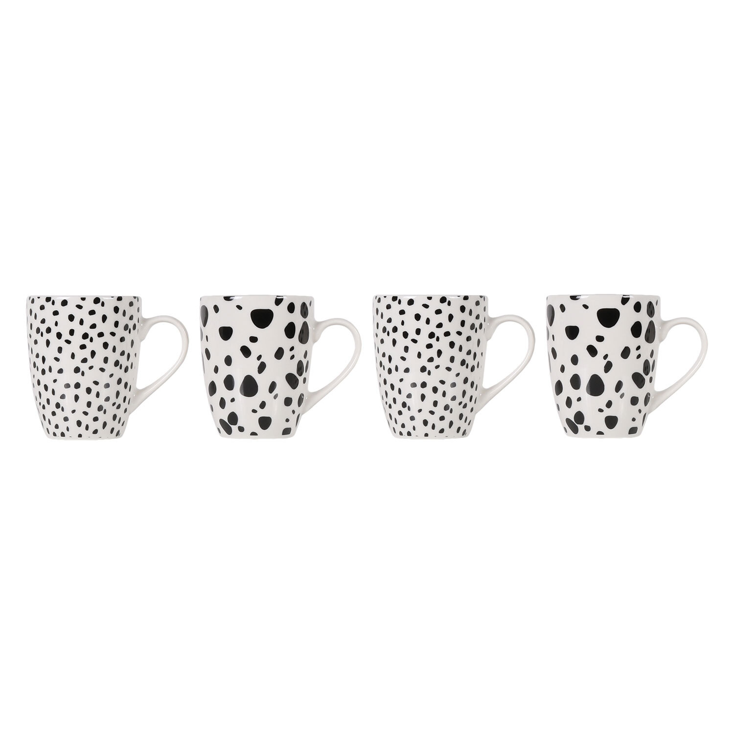 Single Monochrome Bullet Mugs 4 Pack in Assorted styles Image