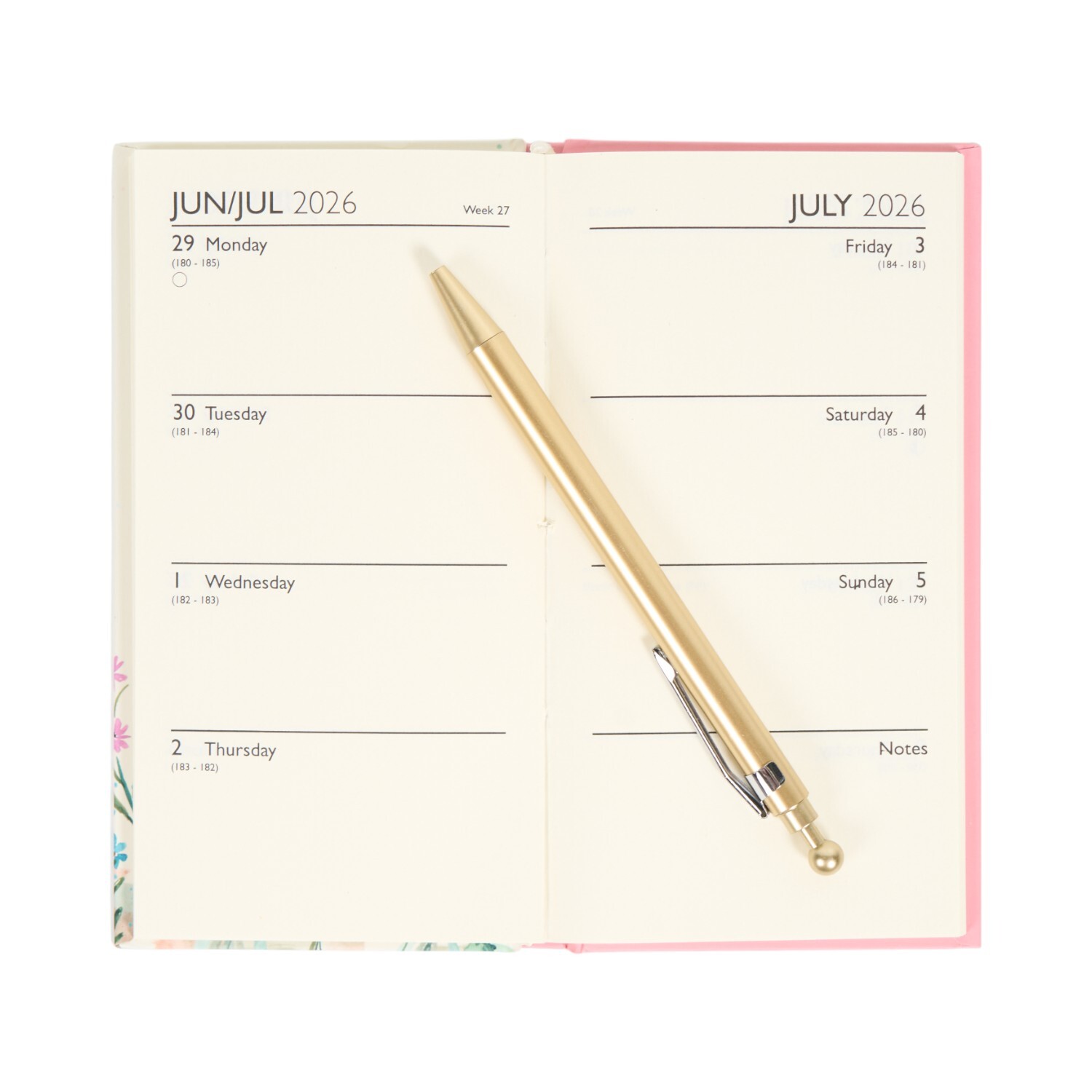 2026 Slimline Animal Diary and Pen Image 6