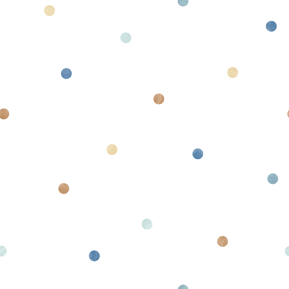 Galerie Tiny Tots 2 Beige and Blue Wallpaper Image 1