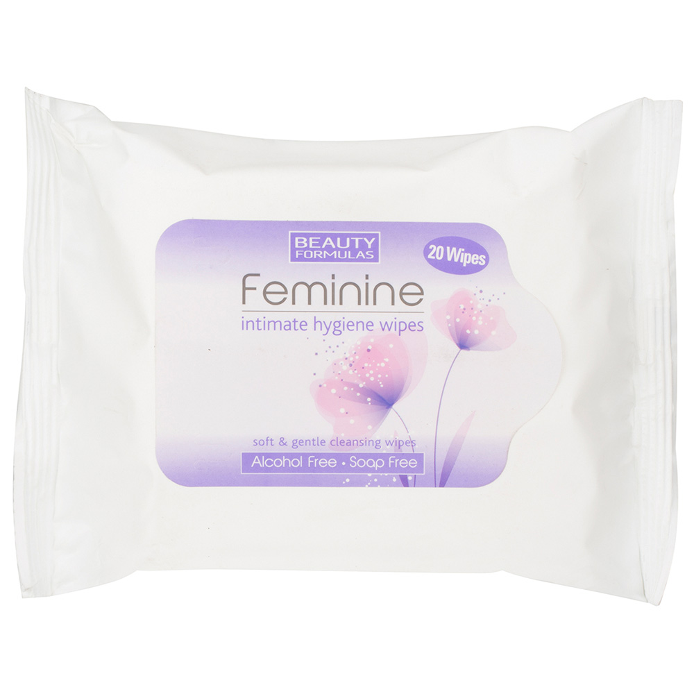 Beauty Formulas Feminine Intimate Hygiene Wipes 20 Pack Image