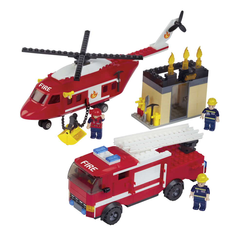 Wilko Blox Fire Rescue Large Set Image 1