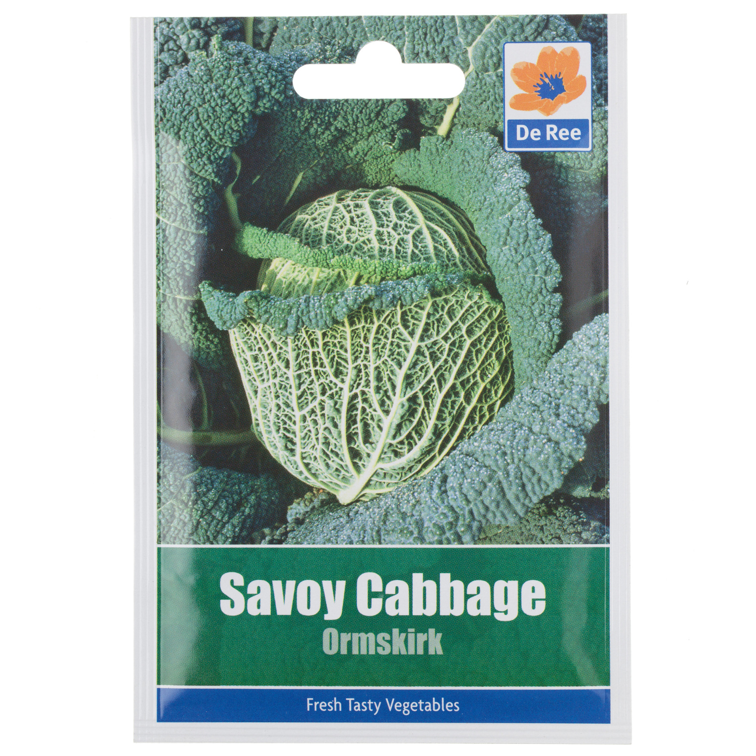 Cabbage Savoy Ormskirk Seed Packet Image