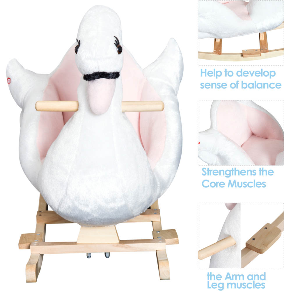 Tommy Toys Rocking Swan Baby Ride On White Image 5