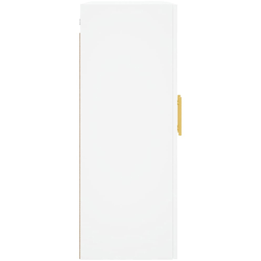 vidaXL 2 Door White Wall Mounted Slim Storage Cabinet Image 6
