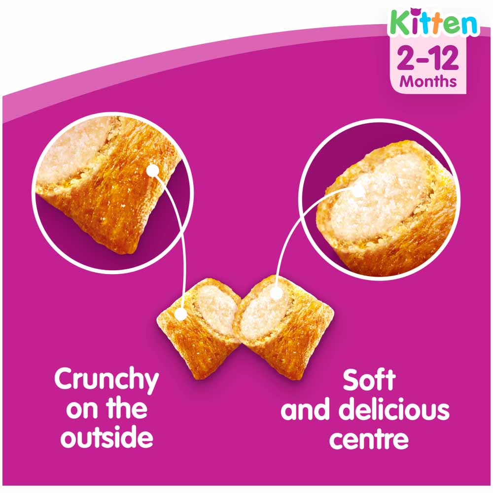 Whiskas Kitten Complete Dry Cat Food Biscuits Chicken 2kg Image 8