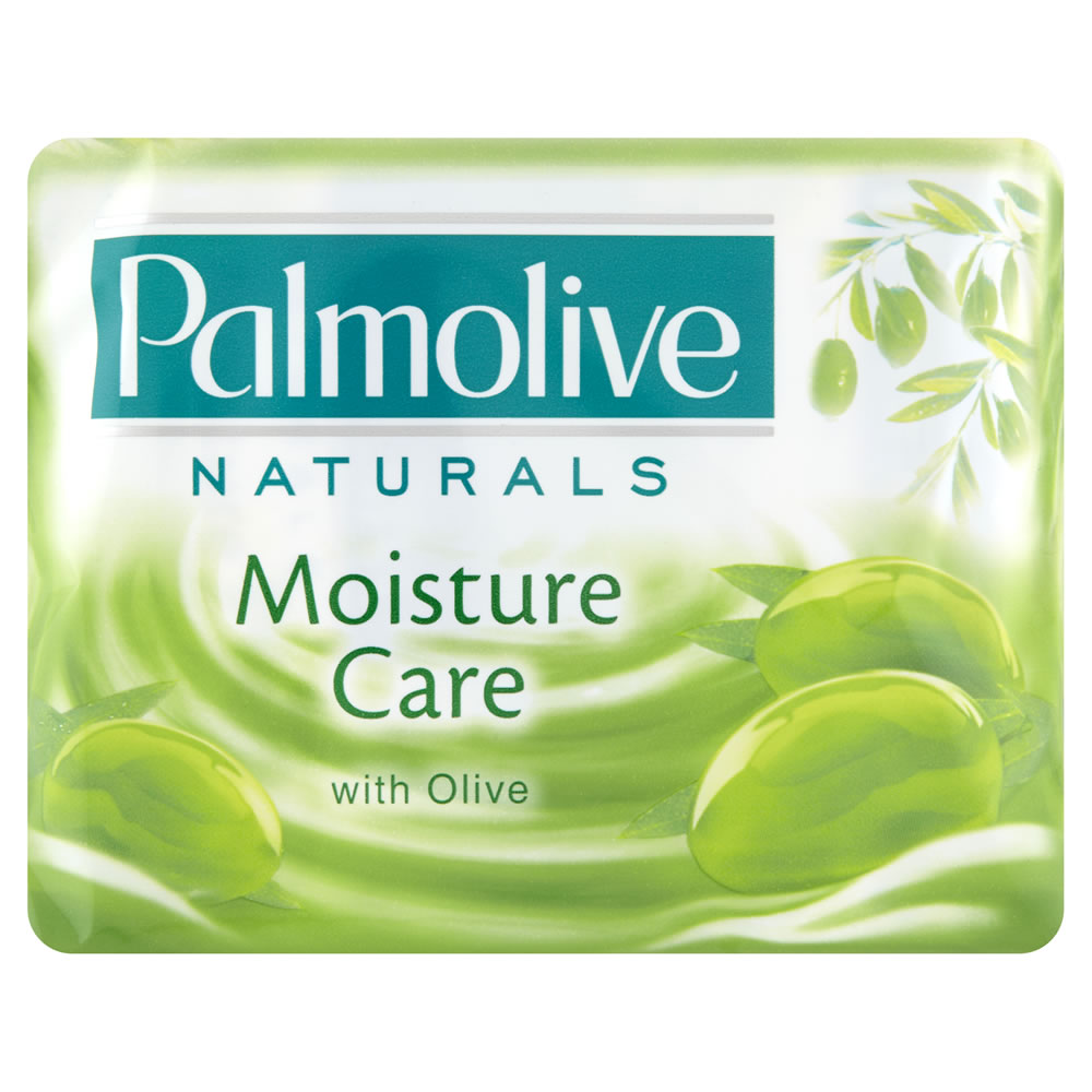 Palmolive Moisture Care with Olive Bar Soap 90g 4 pack Image