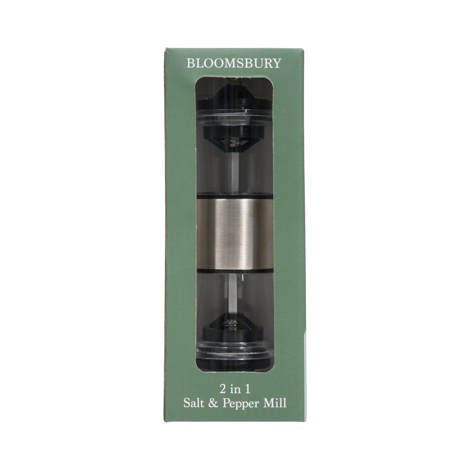 2 in 1 Salt and Pepper Mill Clear Image 3