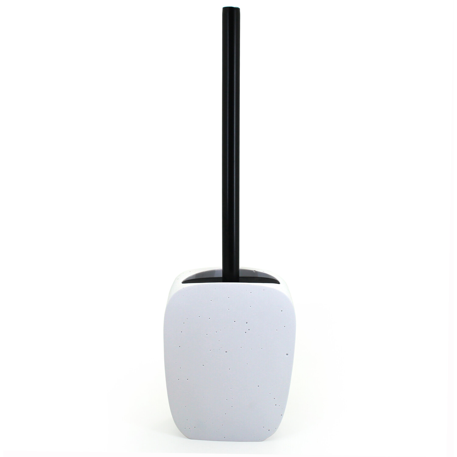 Puro Stone Toilet Brush Holder White Image