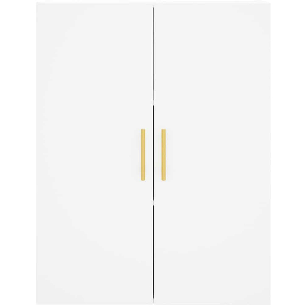vidaXL 2 Door White Wall Mounted Slim Storage Cabinet Image 7