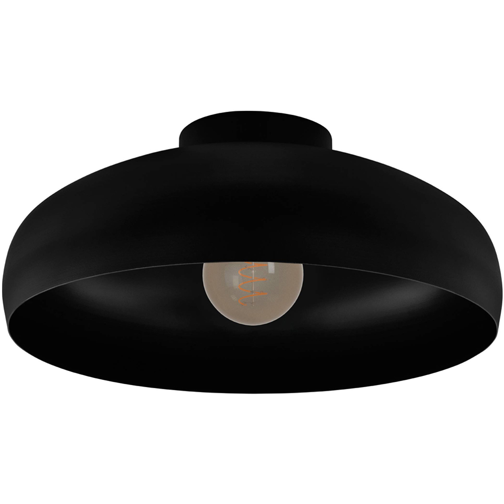 EGLO Mogano Vintage Black Ceiling Light Image 1