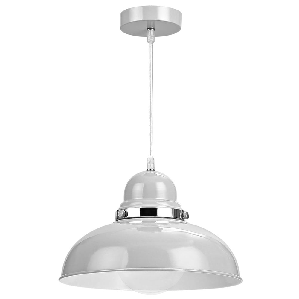 Premier Housewares Blue Bowl Shaped Pendant Light Image