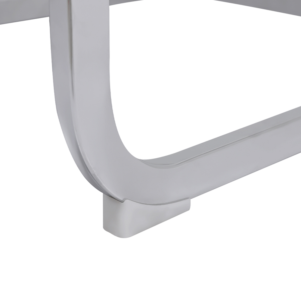 Living and Home Set of 2 Grey Dining Chair Image 8