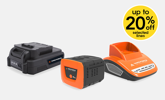 garden power tool batteries ad chargers