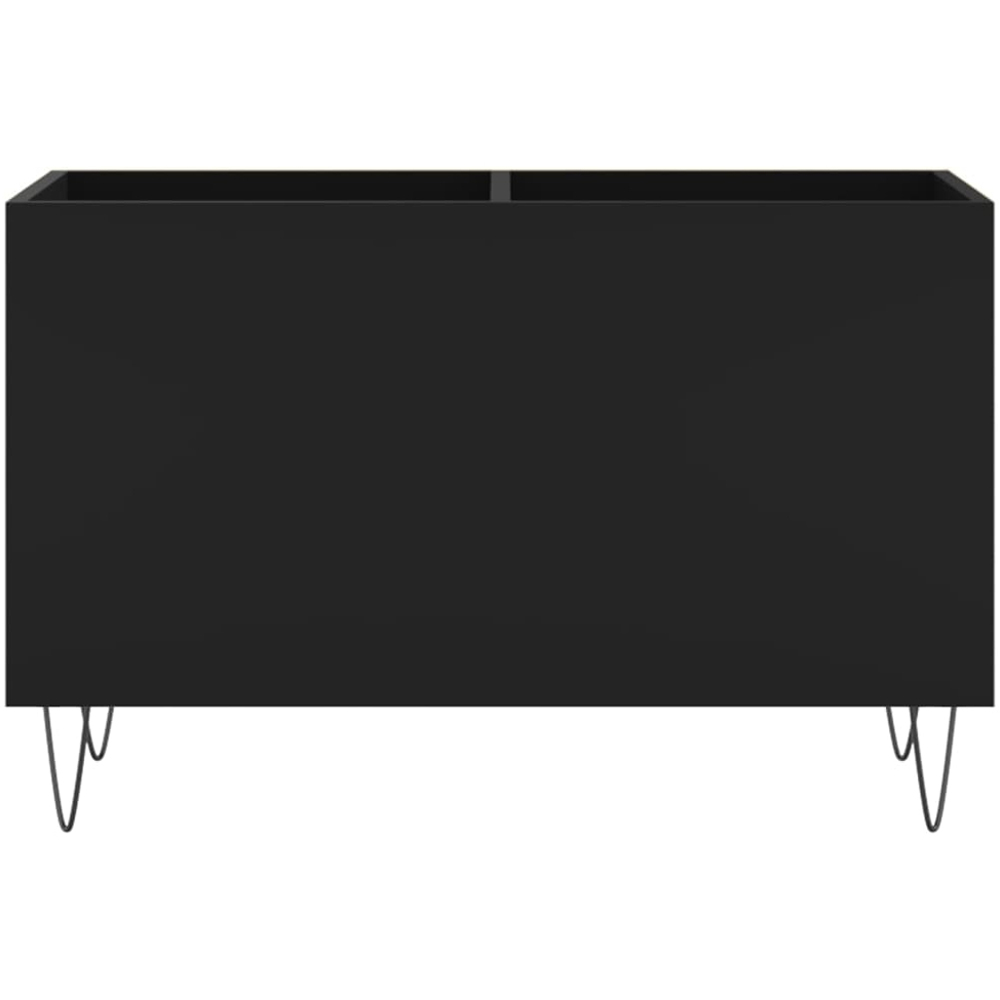 vidaXL Black Record Cabinet Image 4