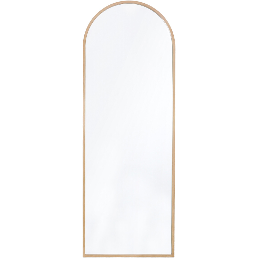 Oak Effect Arch Dress Mirror Image 3