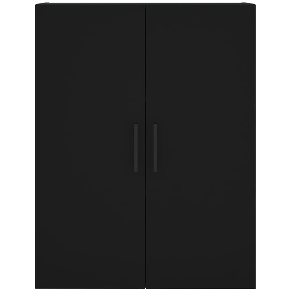 vidaXL 2 Door Black Wall Mounted Cabinet Image 7