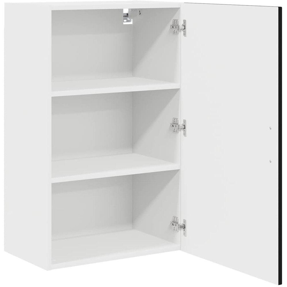 vidaXL Kalmar Single Door Black Wall Kitchen Cabinet Image 5