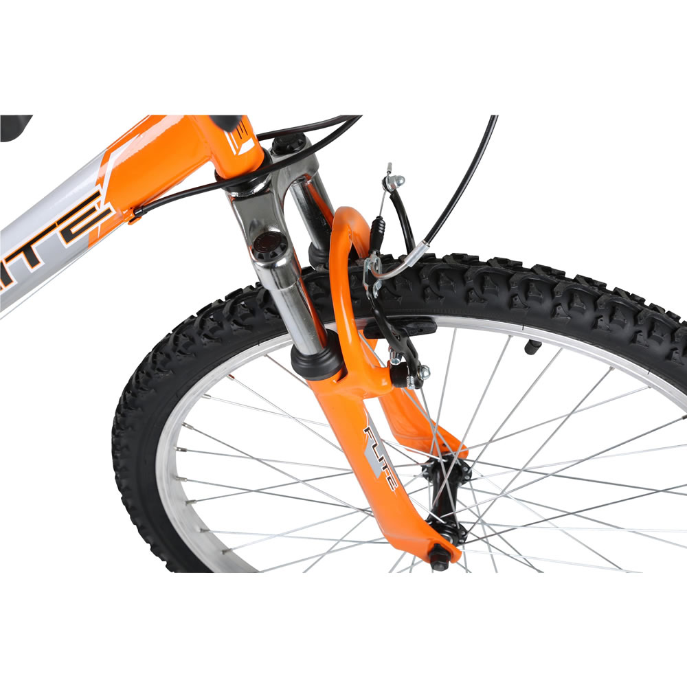 Flite Ravine Kids Hardtail 18 Speed 24" Orange Bike Image 5