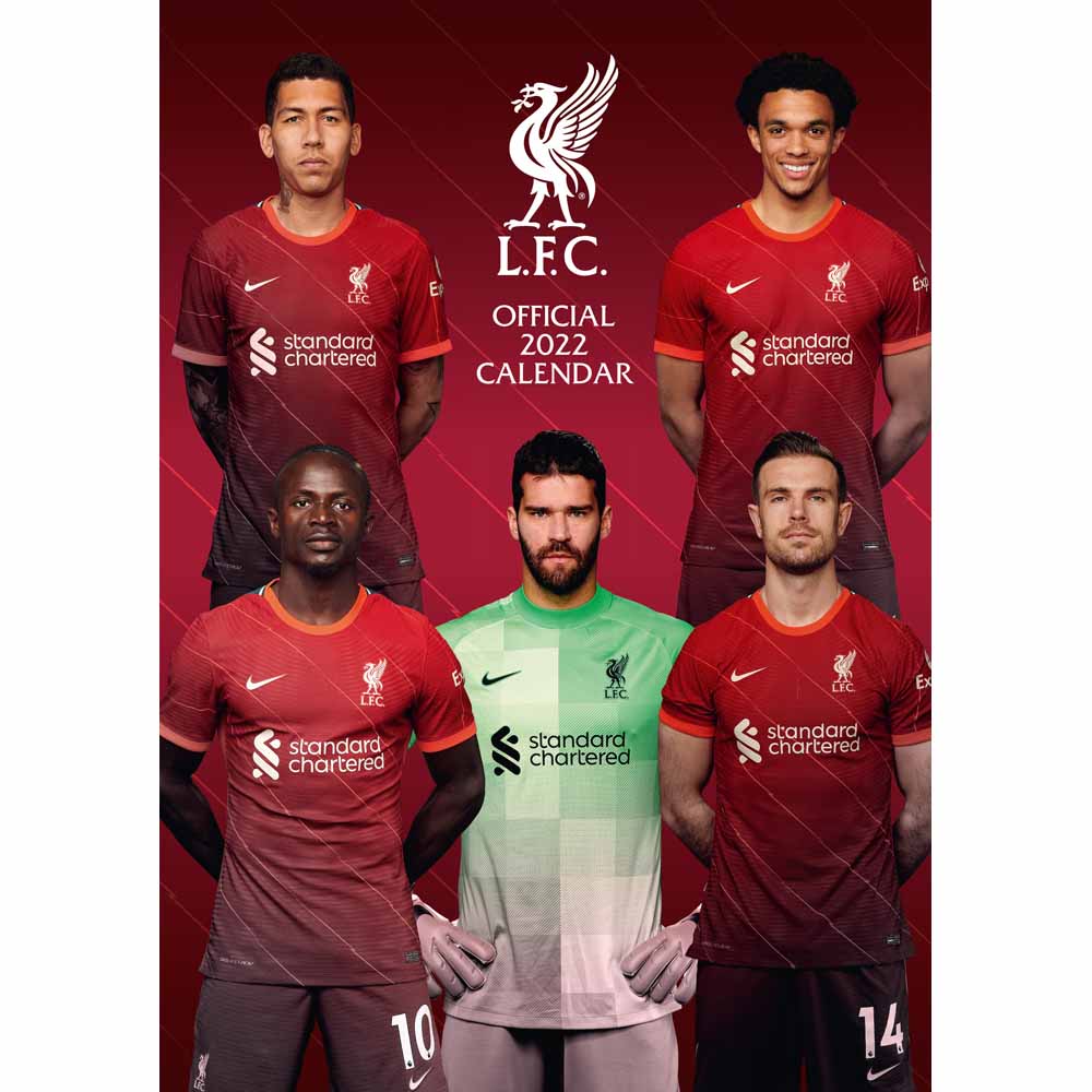 Liverpool FC 2022 A3 Calendar Image 1