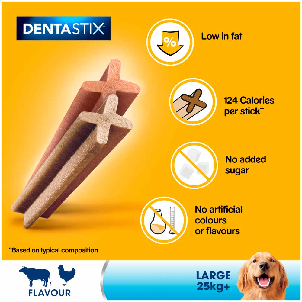 Pedigree Dentastix Daily Adult Large Dog Treats 42 Pack 1.62kg Image 6