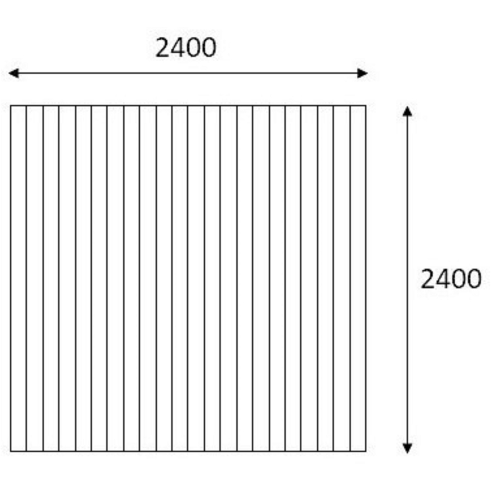 Swift Foundations Swift Deck Complete Garden Decking Kit 2.4 x 2.4m Image 4