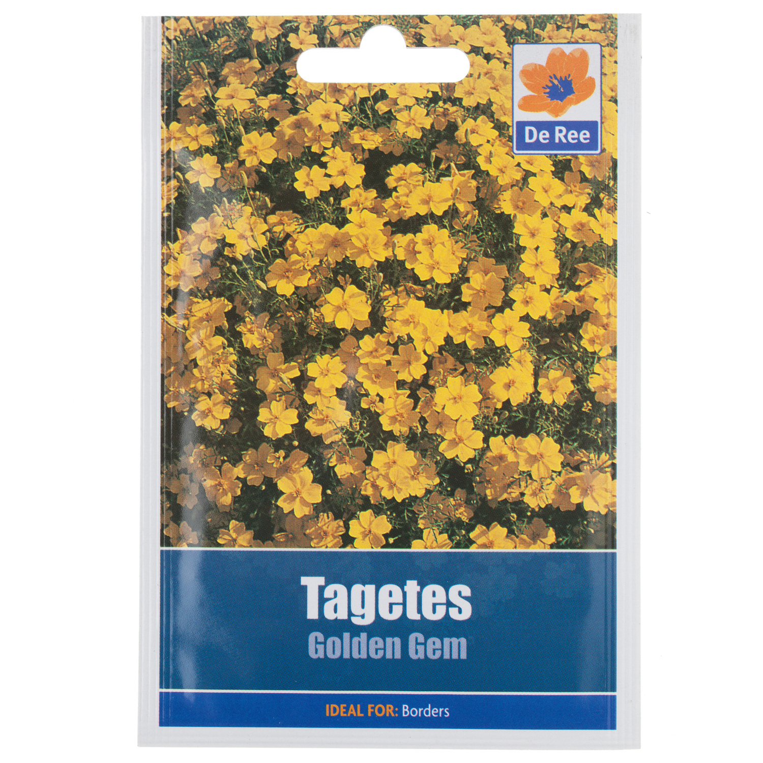 Tagetes Golden Gem Seed Packet Image