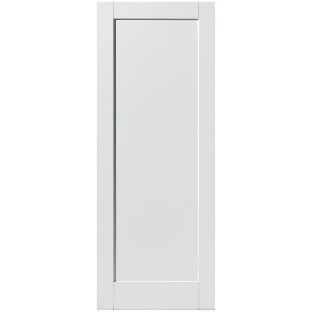 JB Kind Antigua Shaker White Primed Internal Door 1981 x 838mm Image 1