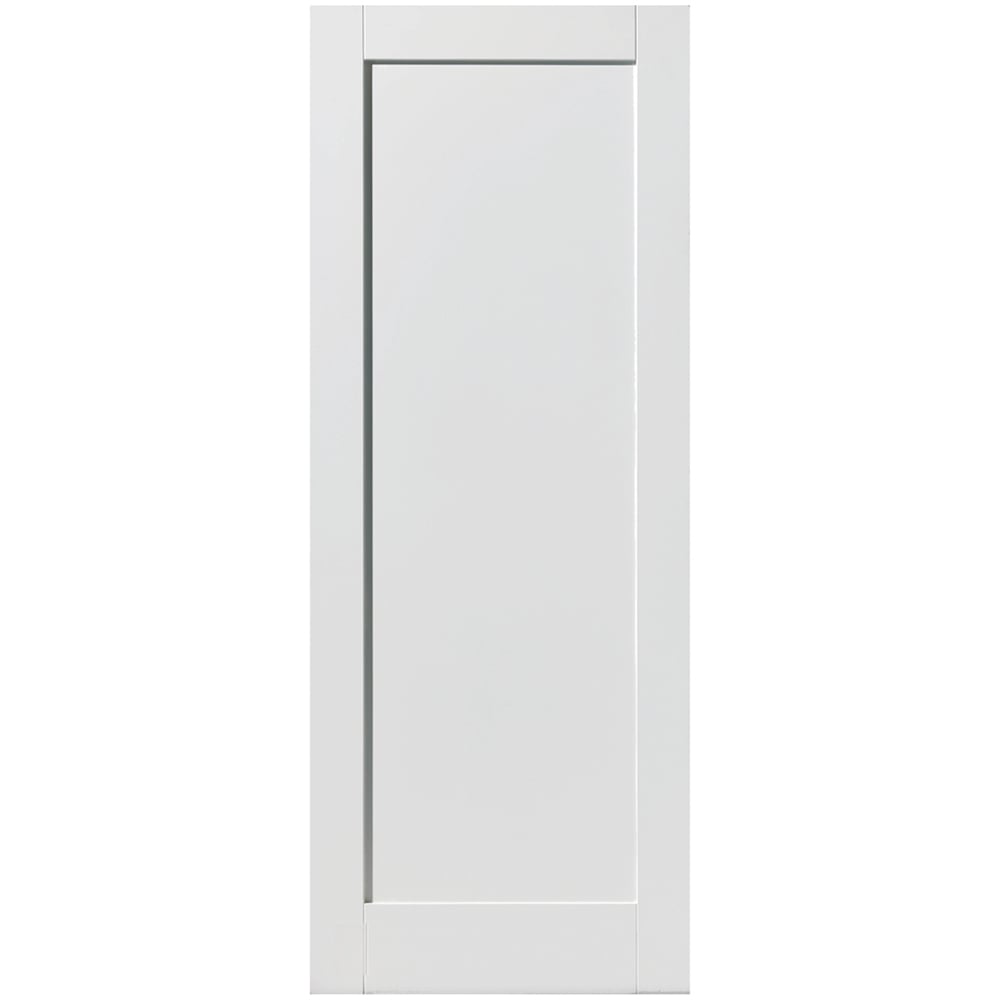 JB Kind Antigua Shaker White Primed Internal Door 1981 x 610mm Image 1