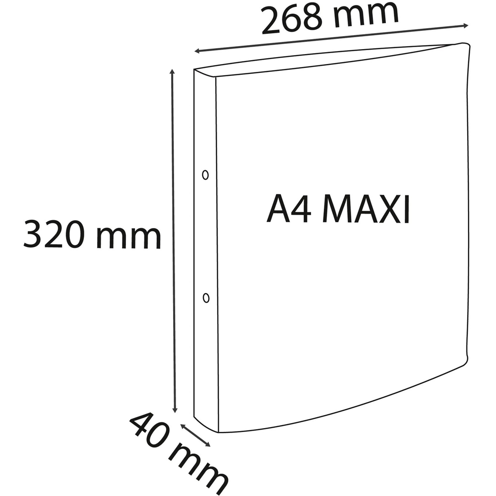 Exacompta Opak A4 Maxi Assorted Colour 2R Ring Binder 30mm 20 Pack Image 9