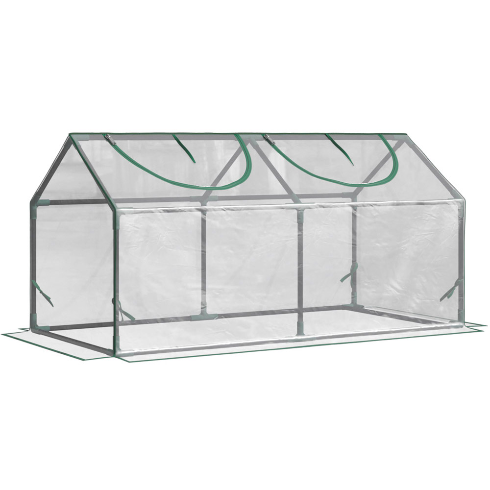 Outsunny Clear PVC Cover 3.9 x 2ft Tomato Vegetable Greenhouse Image 1