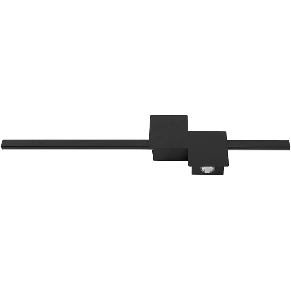 Living and Home Modern Black Aluminium LED Wall Light 11W Image 3