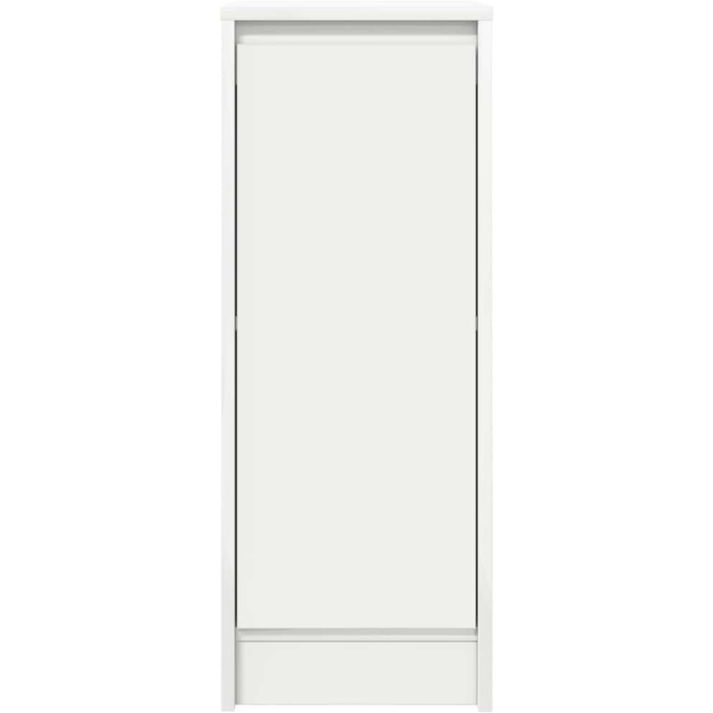 vidaXL Single Door White Slim Sideboard Image 6