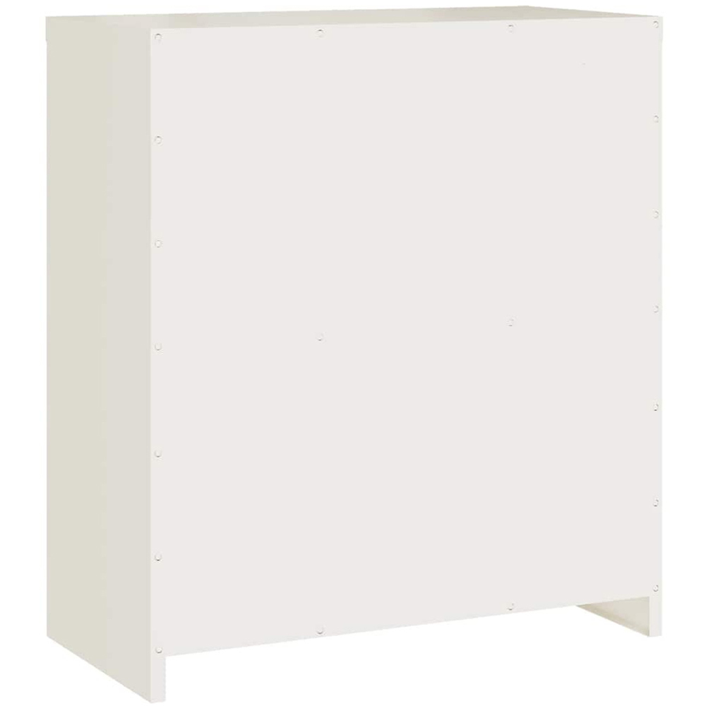 vidaXL 2 Door White File Cabinet Image 6