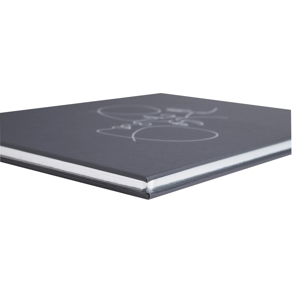 Exacompta Art Black and Silver Embossed Guest Book 100 Pages Image 8