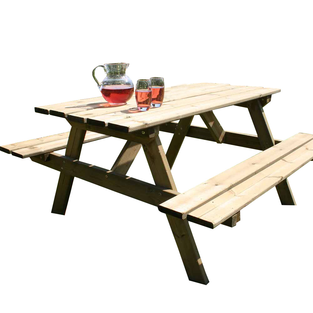 Charles Bentley FSC Timber Economy Picnic Table Image 1
