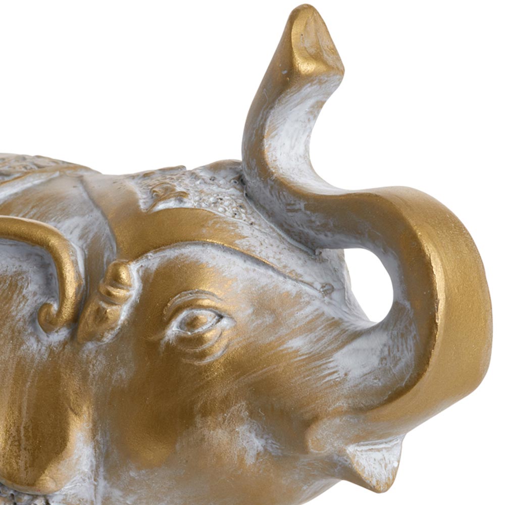 Wilko Elephant Resin Sculpture Medium Image 4